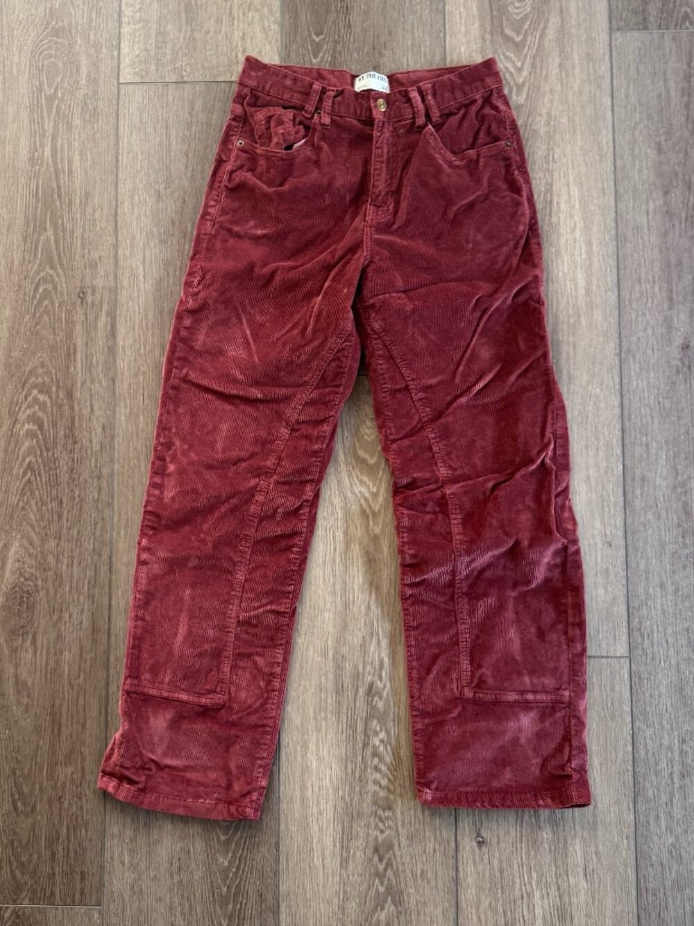 FREE PEOPLE WE THE FREE RISK TAKER CORDUROY PANTS - Picture 2 of 5